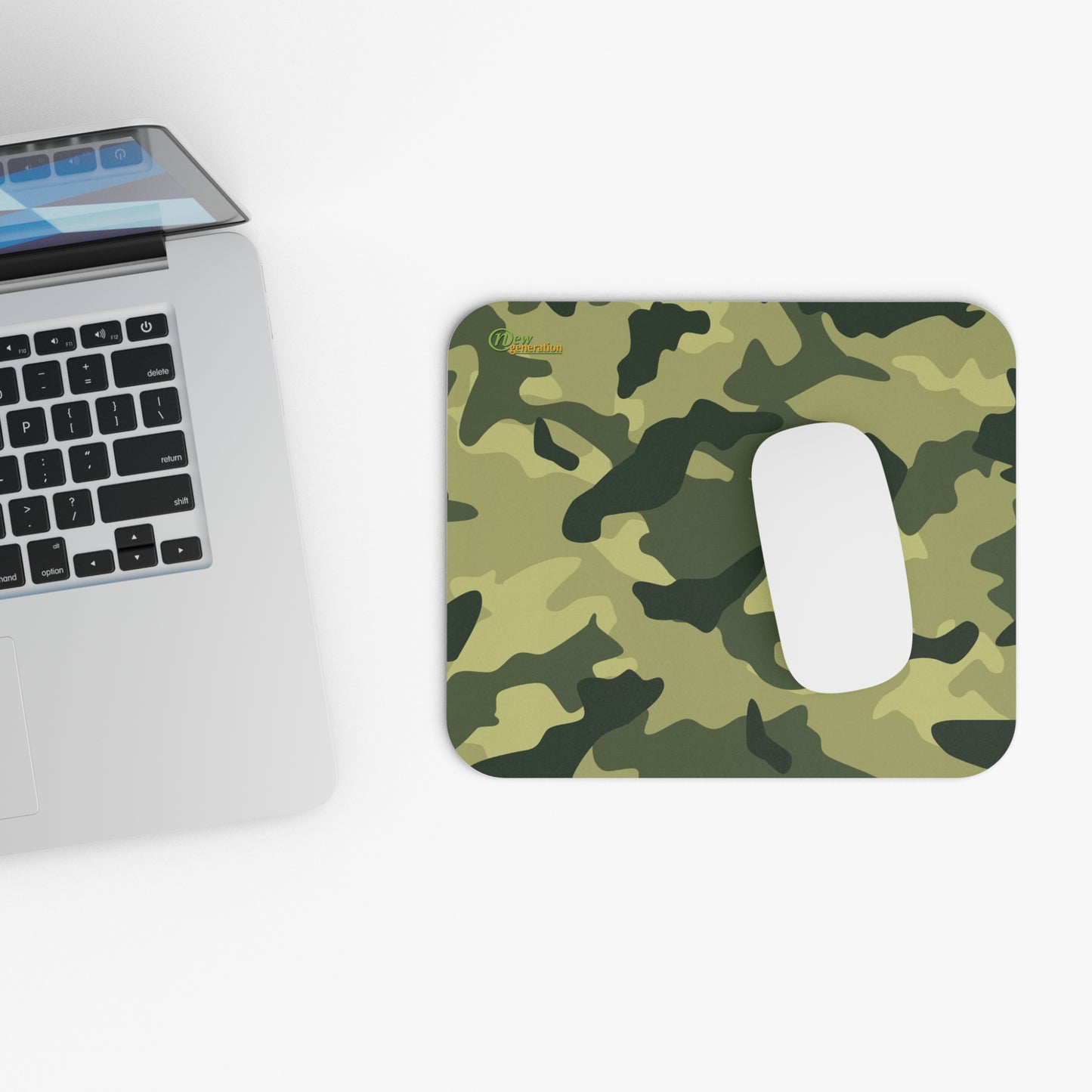 New Generation - Camo Mouse Pad, Military Style Desk Accessory, Gamer Gift, Office Decor, Customizable Mousepad