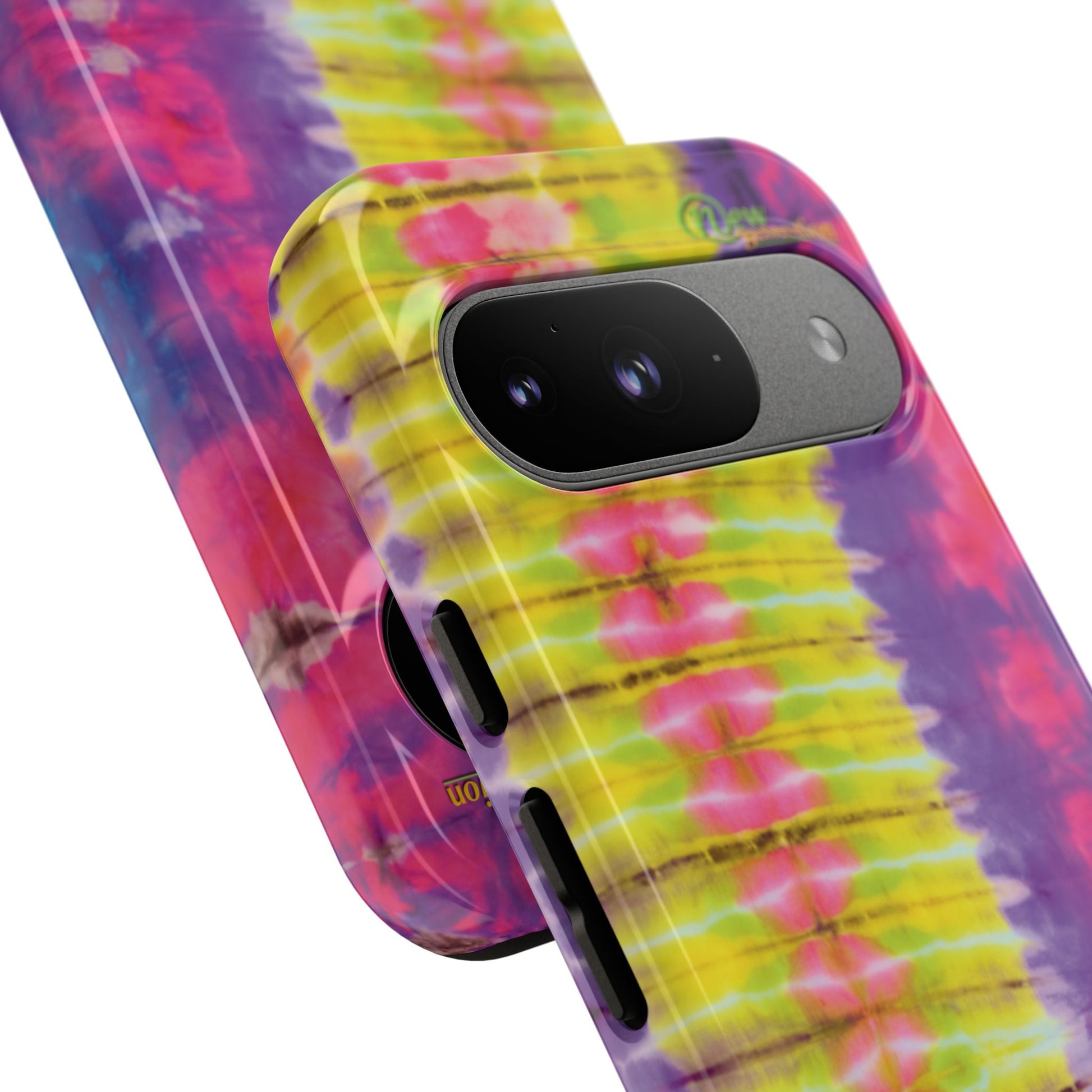 Tie-Dye Phone Case, Colorful Tough Case, Free-Spirited Phone Cover, Gift for Teens, Vibrant Phone Accessory, Funky Style