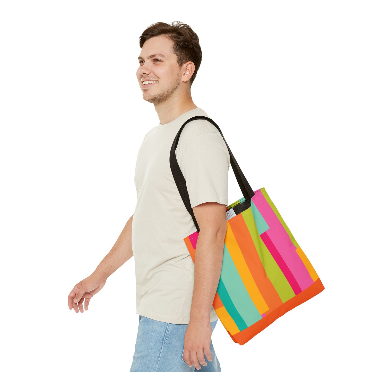 New Generation - Patterns -Tote Bag Colorful Pattern, Shopping Bag, Gypsy Style Handbag, Festival Tote for Women, Unique Gift Idea