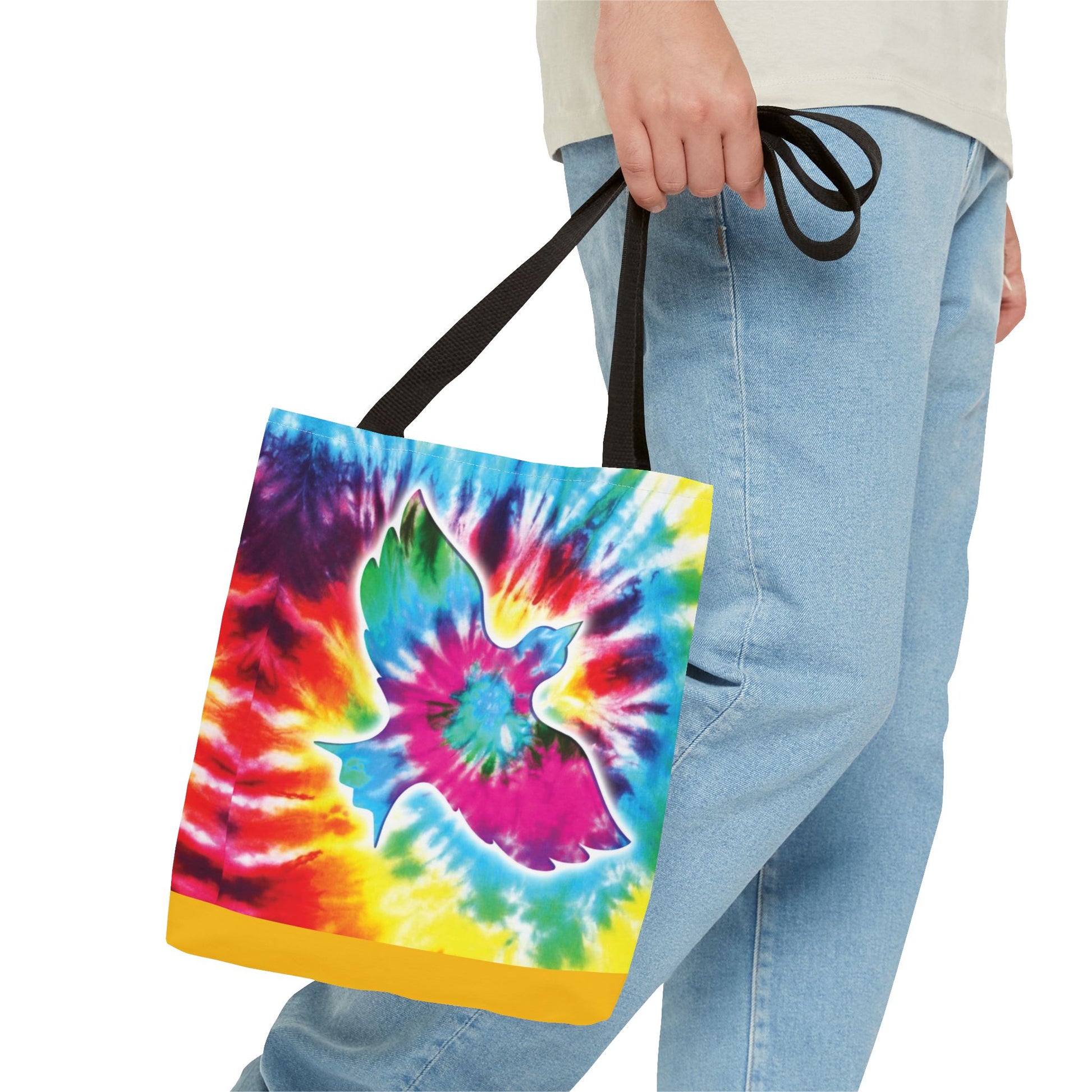 New Generation - Tie Dye -Tote Bag - Colorful Bohemian Pattern, Shopping Bag, Gypsy Style Handbag, Festival Tote for Women, Unique Gift Idea