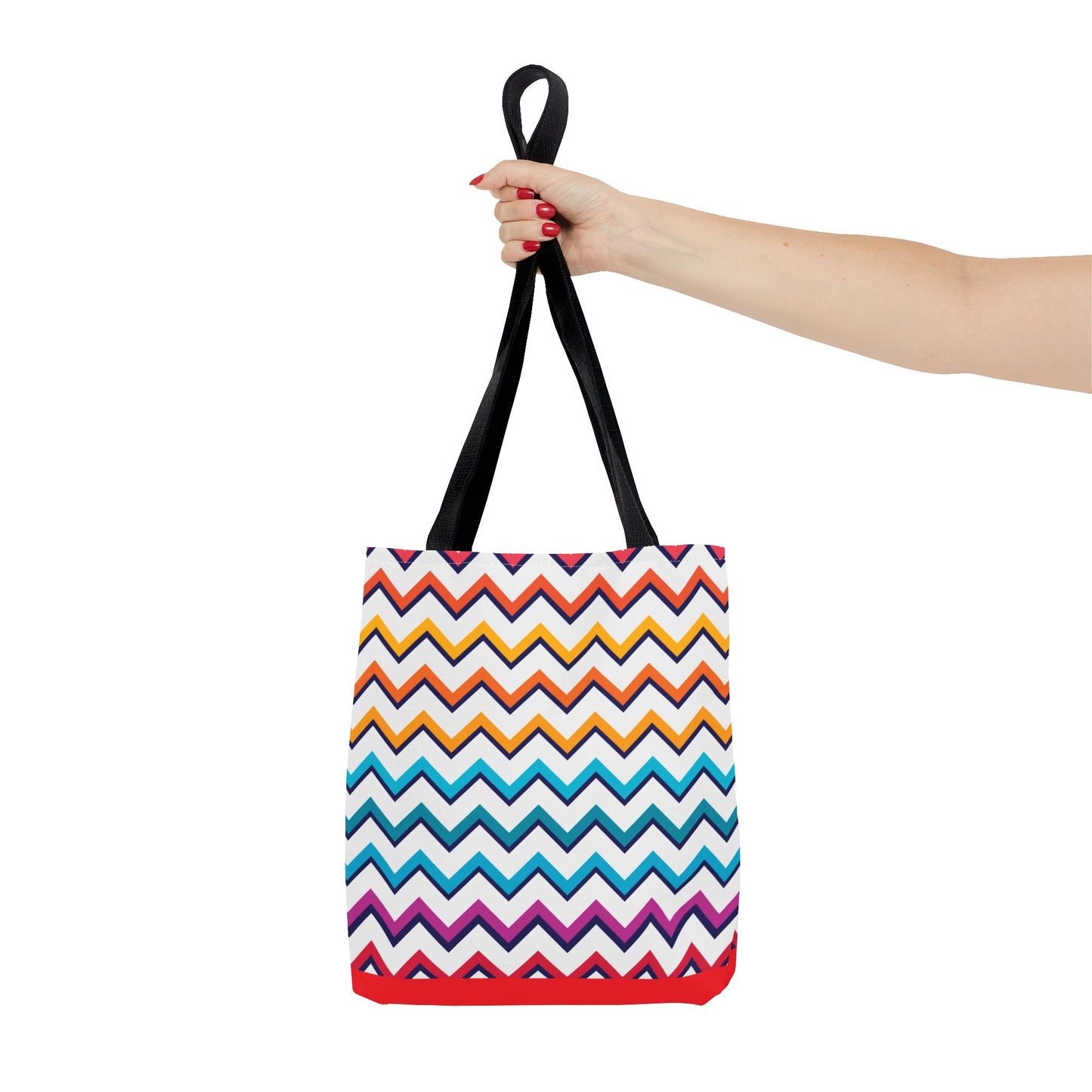 New Generation - Chevron -Tote Bag Colorful Pattern, Shopping Bag, Gypsy Style Handbag, Festival Tote for Women, Unique Gift Idea