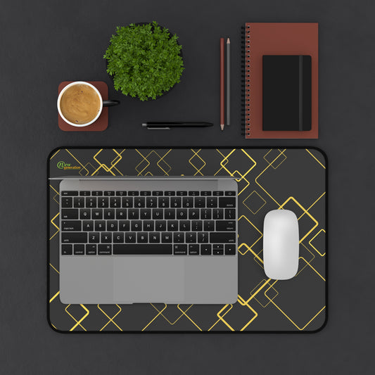New Generation - Elegant Geometric Desk Mat, Stylish Mouse Pad, Office Decor, Work from Home Essentials, Gift for Professionals 12" × 18"