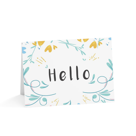 New Generation - Hello Greeting Cards, Celebrate Achievements, Party Invites, Artistic Stationery, Joyful Occasions 4.9" x 3.5" (Horizontal) Coated (both sides) 1 pc