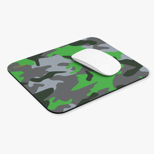 New Generation - Camo Mouse Pad for Gamers, Office Decor, Military Aesthetic, Unique Gifts for Him, Computer Accessories, Green Camouflage