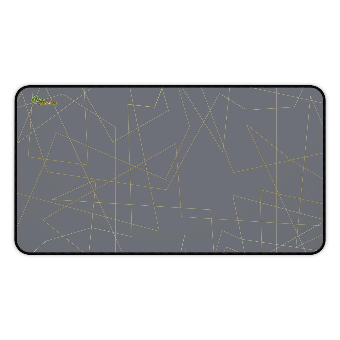 New Generation - Modern Geometric Desk Mat, Ergonomic Office Pad, Elegant Workstation Decor, Minimalist Desk Accessories, Stylish Gaming Mat 12" × 22"