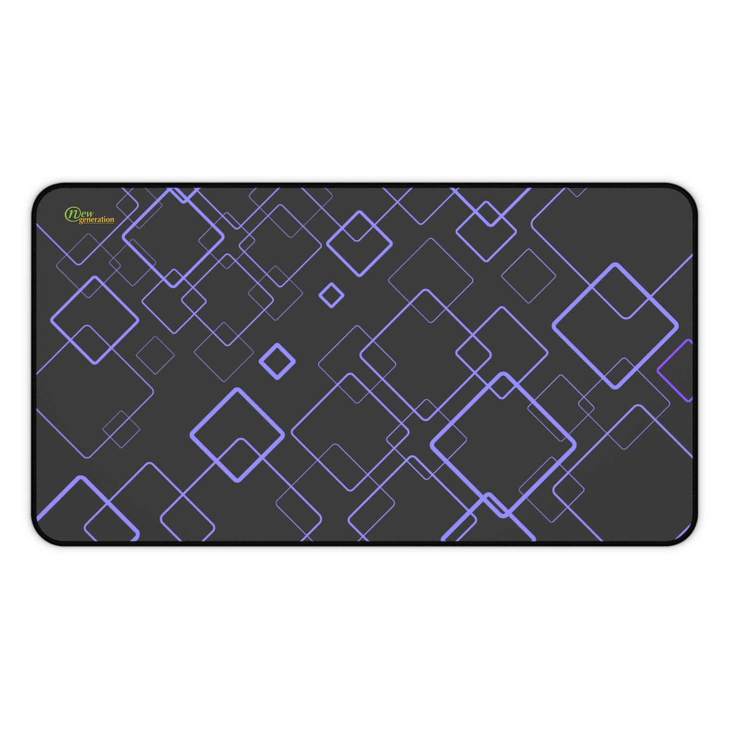 New Generation - Modern Geometric Desk Mat for Workspace, Office Decor, Gamer Mouse Pad, Gift for Him/Her, Stylish Desk Accessories 12" × 22"