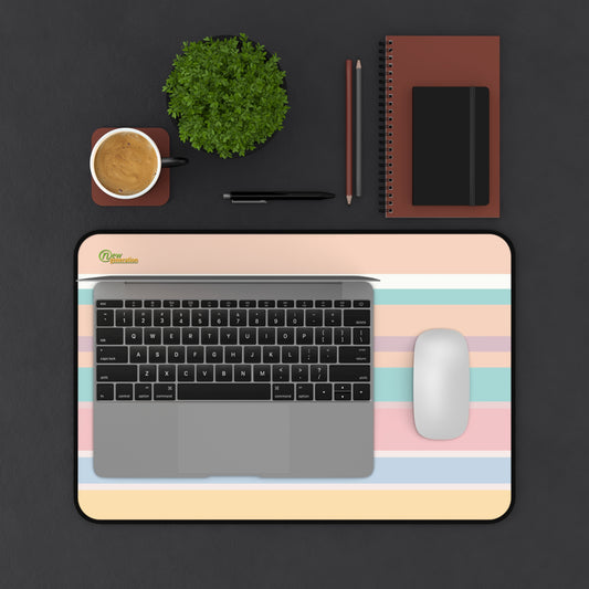 New Generation - Desk Mat - Minimalist Home Office Decor, Office Accessories, Computer Mousepad, Gift for Students, Modern Desk Essentials 12" × 18"