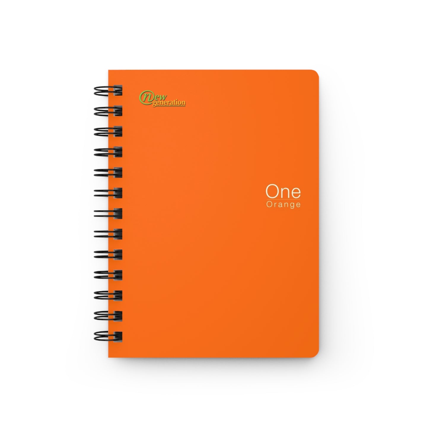 New Generation -  One - Spiral Bound Journal - 150 Pages Hard Cover Notebook for Writing, Doodling, Bullet Journaling, Sketching, Planner
