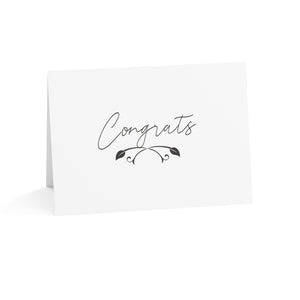 New Generation - Elegant Congrats Greeting Cards Set, Minimalist Congratulations Cards for Weddings, Birthdays, Graduations, 1-50pcs