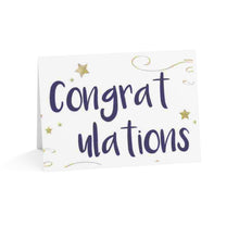 New Generation - Elegant Congrats Greeting Cards Set, Minimalist Congratulations Cards for Weddings, Birthdays, Graduations, 1-50pcs