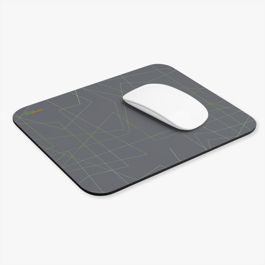 New Generation - Geometric Gray Mouse Pad, Stylish Desk Accessory for Home Office, Gamer Gift, Minimalist Office Decor, Ergonomic Mousepad