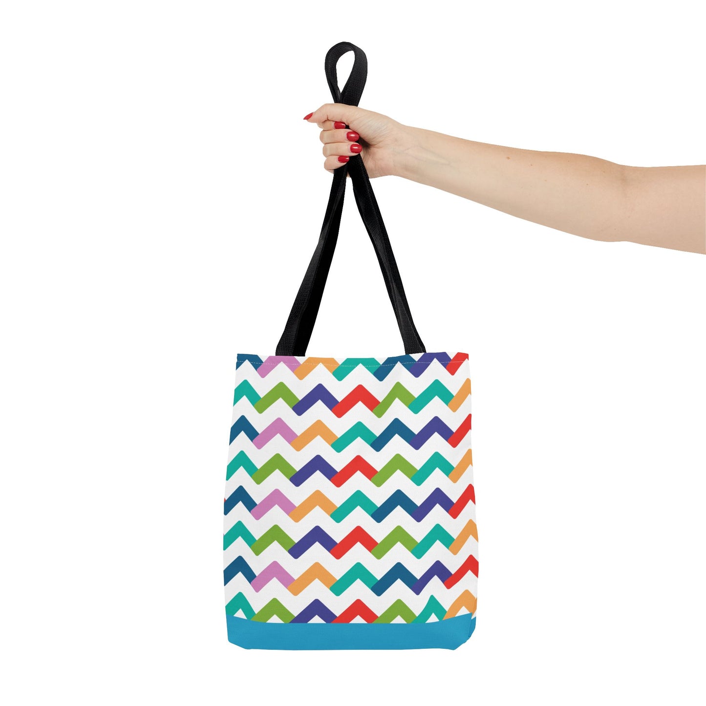 New Generation - Chevron -Tote Bag Colorful Pattern, Shopping Bag, Gypsy Style Handbag, Festival Tote for Women, Unique Gift Idea