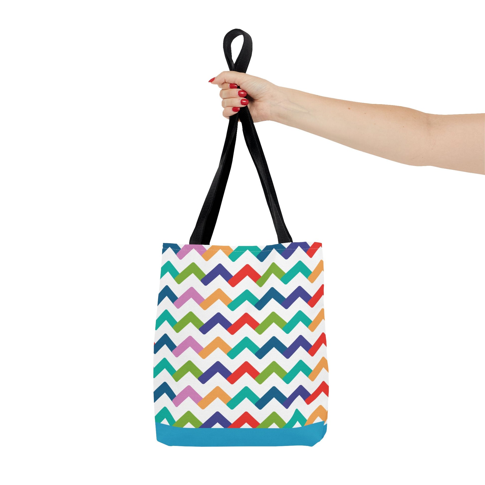 New Generation - Chevron -Tote Bag Colorful Pattern, Shopping Bag, Gypsy Style Handbag, Festival Tote for Women, Unique Gift Idea