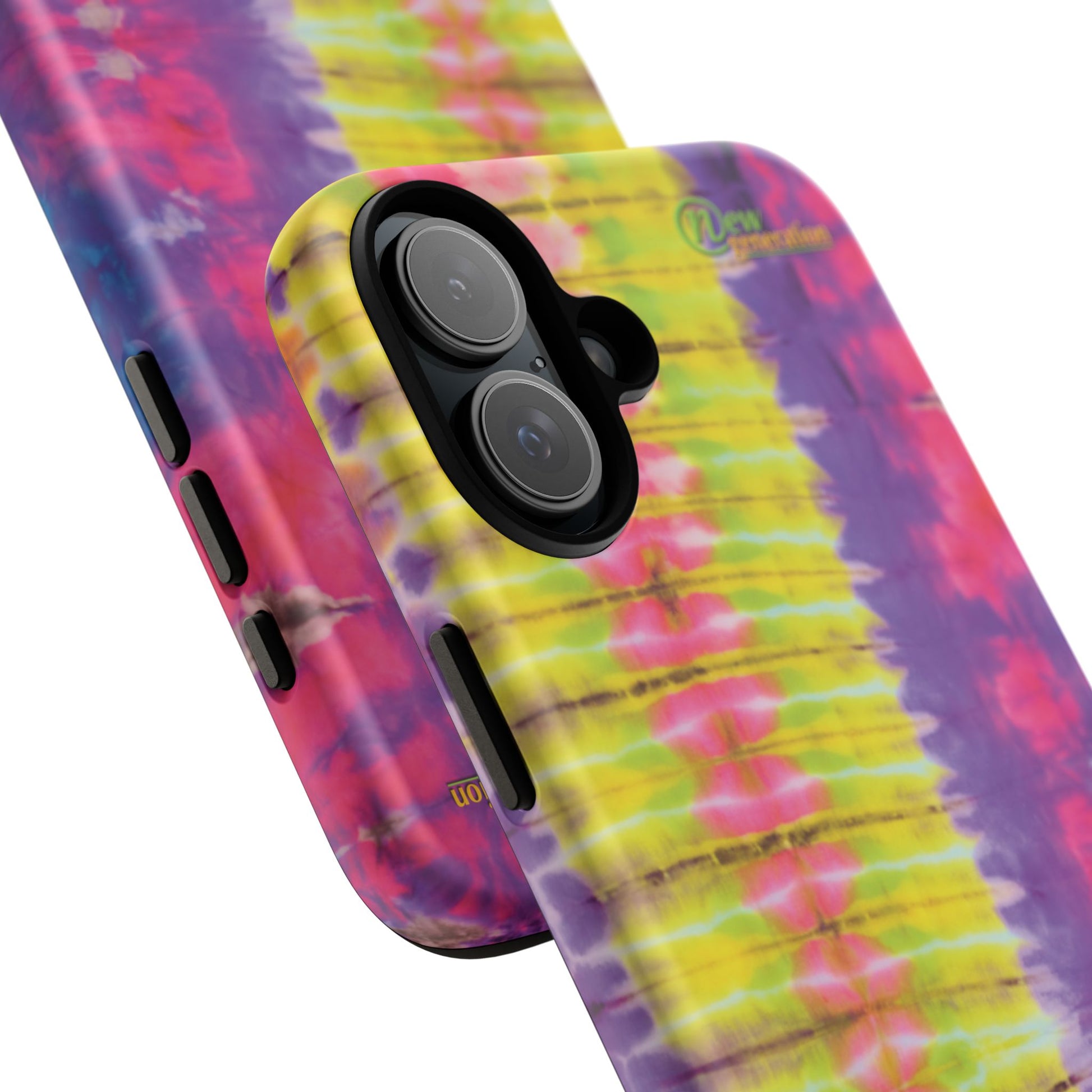 Tie-Dye Phone Case, Colorful Tough Case, Free-Spirited Phone Cover, Gift for Teens, Vibrant Phone Accessory, Funky Style