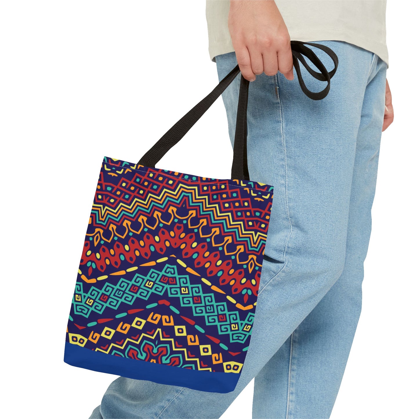 New Generation - Ethnic -Tote Bag - Colorful Bohemian Pattern, Shopping Bag, Gypsy Style Handbag, Festival Tote for Women, Unique Gift Idea