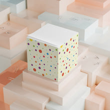 Colorful Polka Note Cube - Fun Desk Organizer, Office Supplies, Stationery Gift, Note Pad, Home Decor, Write & Remind
