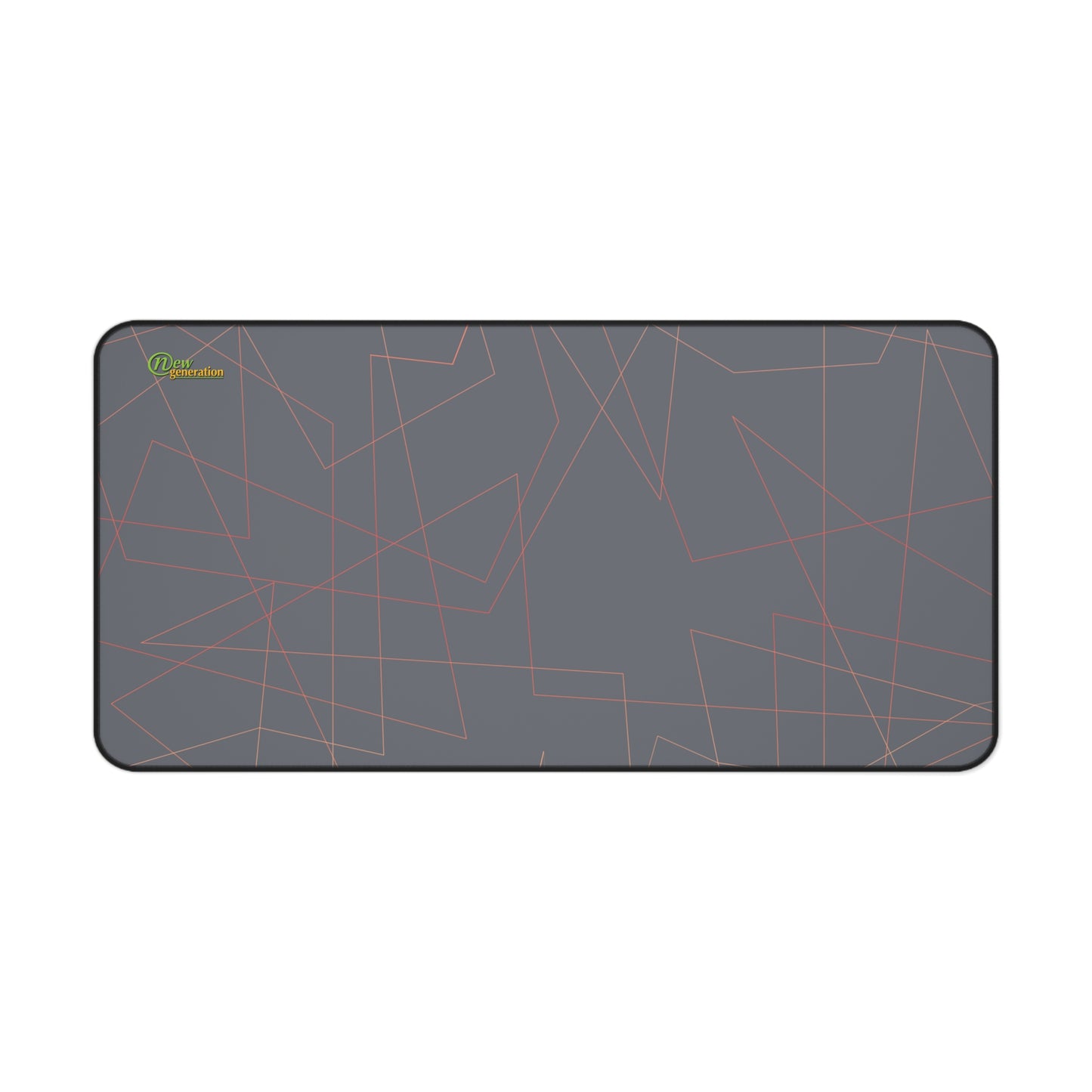 New Generation - Geometric Desk Mat for Office, Home Office Decor, Large Mouse Pad, Desk Accessory, Gift for Students, Stylish Desk Decor 16" × 32"