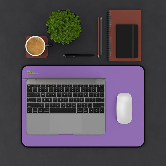 New Generation - Ligth Purple Color Desk Mat , Desk Decor, for Home or Office , Waterproof Desk Writing Mat, Large Desk Blotter Protector . 12" × 18"