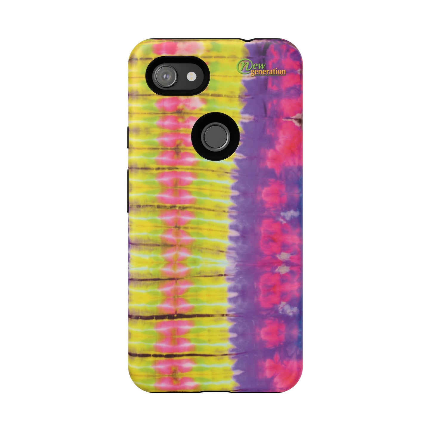 Tie-Dye Phone Case, Colorful Tough Case, Free-Spirited Phone Cover, Gift for Teens, Vibrant Phone Accessory, Funky Style Google Pixel 3a XL Matte