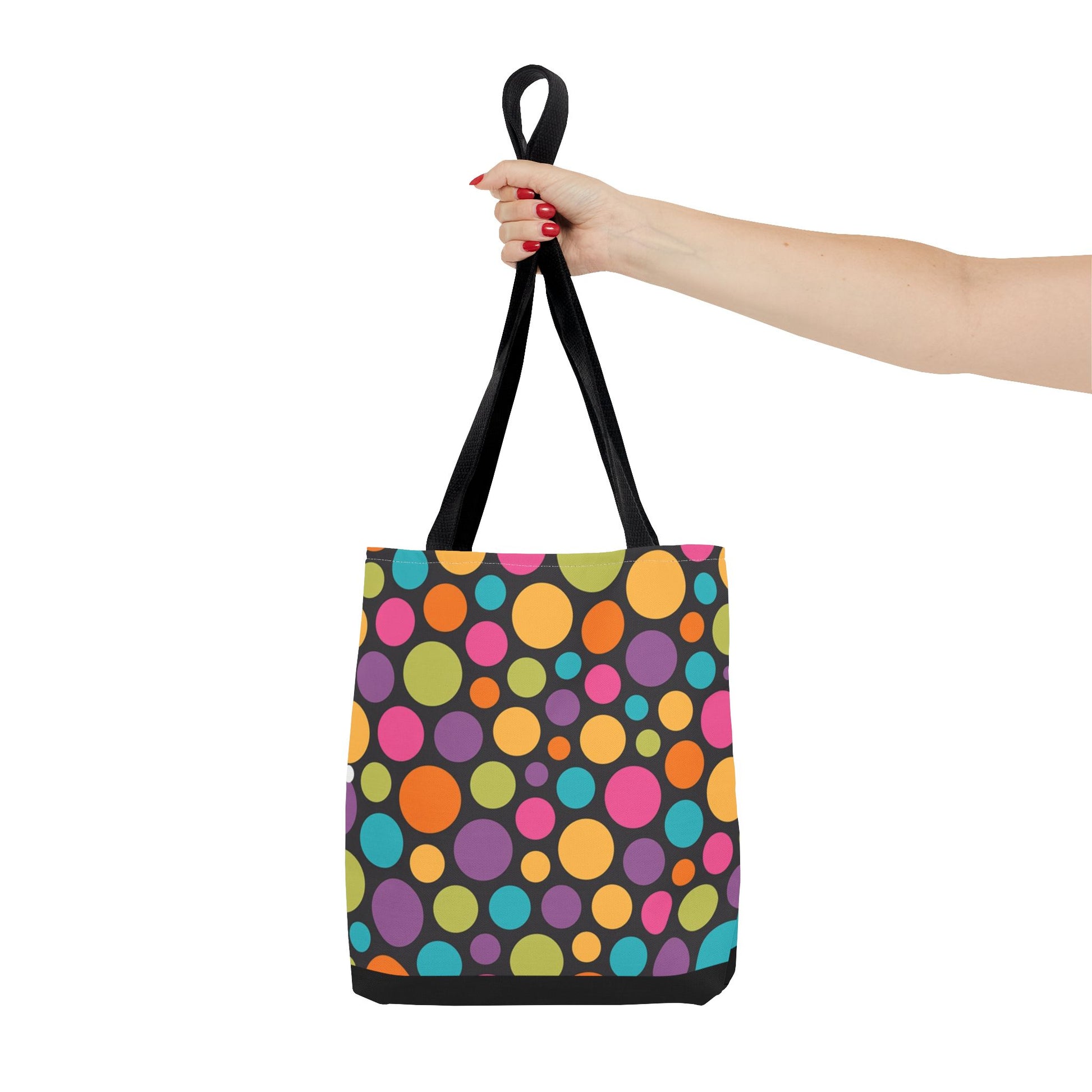 New Generation - Polka -Tote Bag Colorful Pattern, Shopping Bag, Gypsy Style Handbag, Festival Tote for Women, Unique Gift Idea
