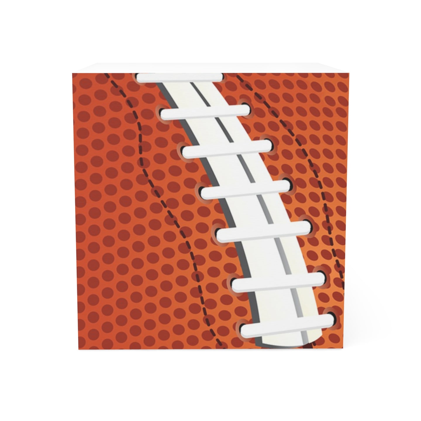 Colorful Football Note Cube - Fun Desk Organizer, Office Supplies, Stationery Gift, Note Pad, Home Decor, Write & Remind