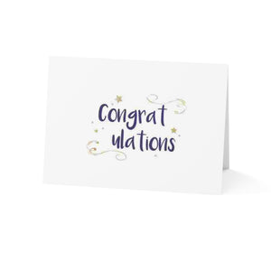 New Generation - Elegant Congrats Greeting Cards Set, Minimalist Congratulations Cards for Weddings, Birthdays, Graduations, 1-50pcs