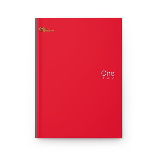 New Generation - One - Bright color notebook ,Designer Journal, Hard Cover Notebook for notes and Writers , 150 lined pages (75 sheets)