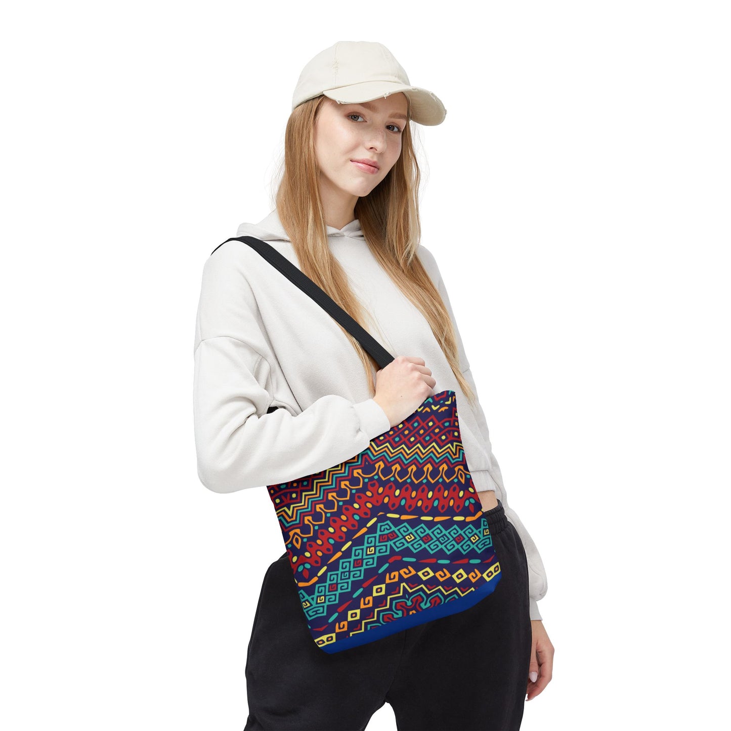 New Generation - Ethnic -Tote Bag - Colorful Bohemian Pattern, Shopping Bag, Gypsy Style Handbag, Festival Tote for Women, Unique Gift Idea