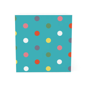 Colorful Polka Note Cube - Fun Desk Organizer, Office Supplies, Stationery Gift, Note Pad, Home Decor, Write & Remind