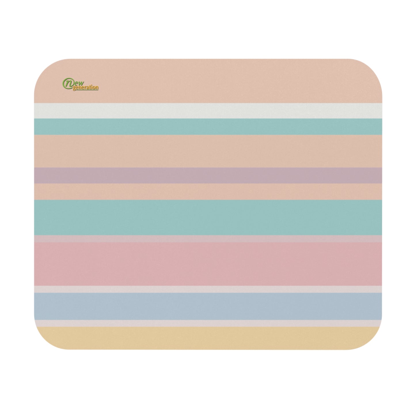 New Generation - Striped Mouse Pad, Aesthetic Desk Decor, Office Supplies, Gift for Students, Home Office Essentials, Modern Workspace
