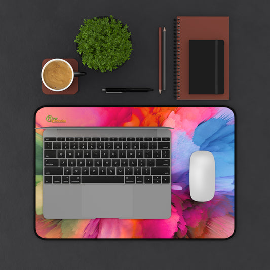 New Generation Vibrant Desk Mat Colorful Abstract Design for Home Office, Gaming, or Study, Non-Slip Surface, Perfect Gift for Art Lovers 12" × 18"