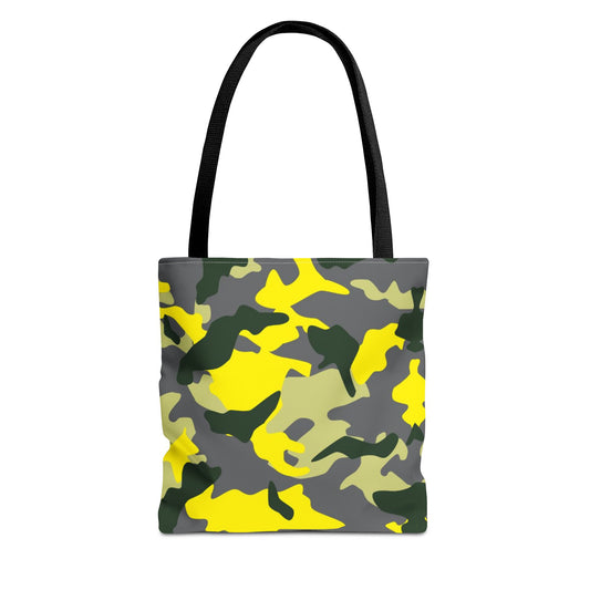 New Generation - Camouflage -Tote Bag Colorful Pattern, Shopping Bag, Gypsy Style Handbag, Festival Tote for Women, Unique Gift Idea 13" × 13'' Black