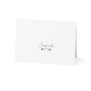 New Generation - Elegant Congrats Greeting Cards Set, Minimalist Congratulations Cards for Weddings, Birthdays, Graduations, 1-50pcs