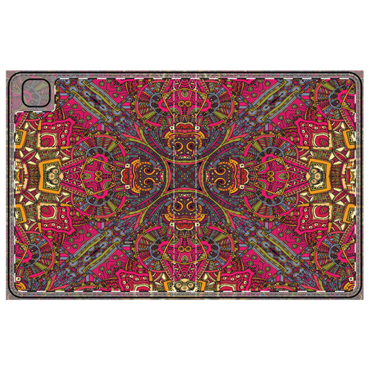 Colorful Bohemian Tablet Folio Case | Unique Tech Accessory, Gift for Artists, Vibrant Tablet Cover, Stylish Folio for On-the-Go iPad Pro 11