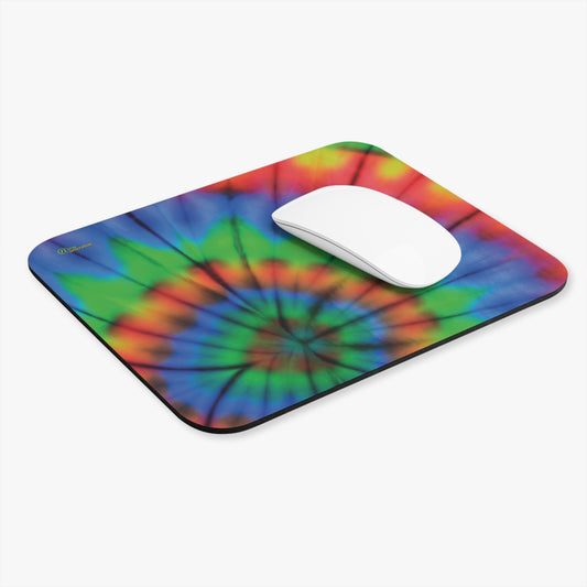 New Generation - Tie-Dye Mouse Pad for Vibrant Workspaces, Desk Accessory for Gamers, Home Office, Gifts for Students, Colorful Desk Decor