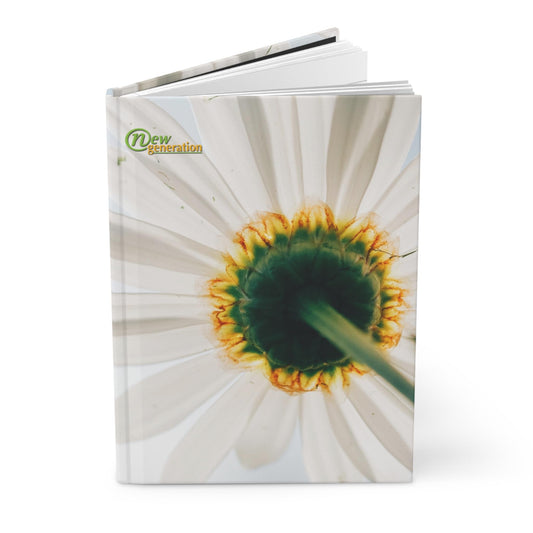 Bright Flower, Hard Cover Lined Journal Notebook – 5x7 inches, 150 Pages Perfect for Work, School, Office, Home, and Notes. Journal