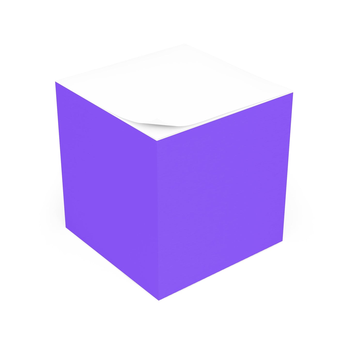 Bright Purple Note Cube - Fun Desk Organizer, Office Supplies, Stationery Gift, Note Pad, Home Decor, Write & Remind