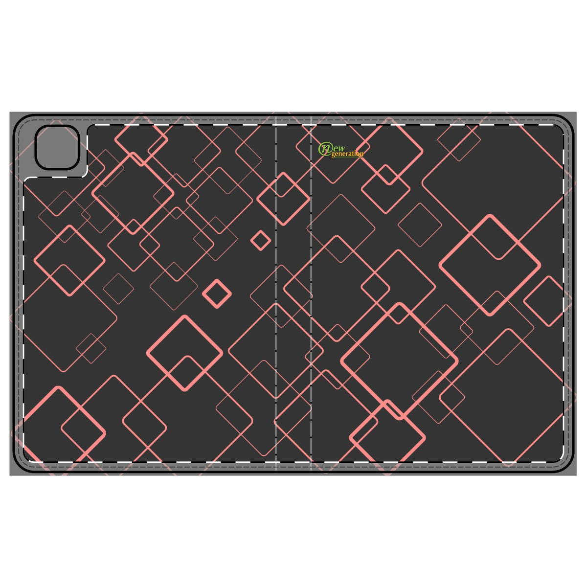Chic Geometric Tablet Folio Case, Stylish Device Cover, Perfect Gift for Students & Professionals, Modern Tech Organizer, Birthday iPad Pro 11