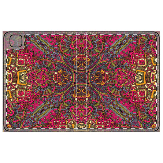 Colorful Bohemian Tablet Folio Case | Unique Tech Accessory, Gift for Artists, Vibrant Tablet Cover, Stylish Folio for On-the-Go iPad Pro 11