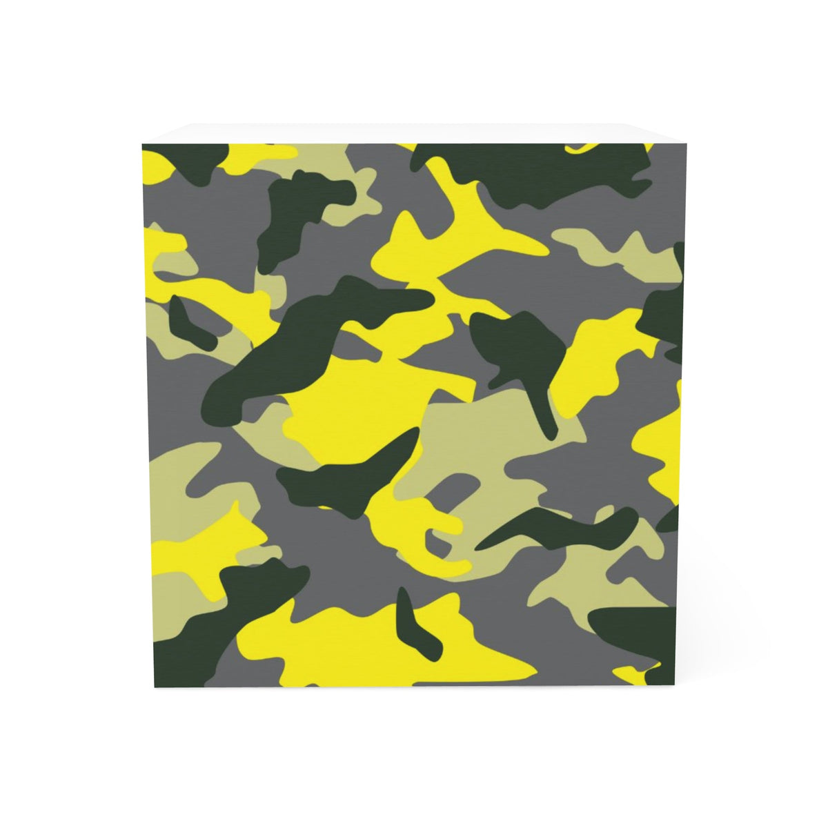 Colorful Camouflage Note Cube - Fun Desk Organizer, Office Supplies, Stationery Gift, Note Pad, Home Decor, Write & Remind
