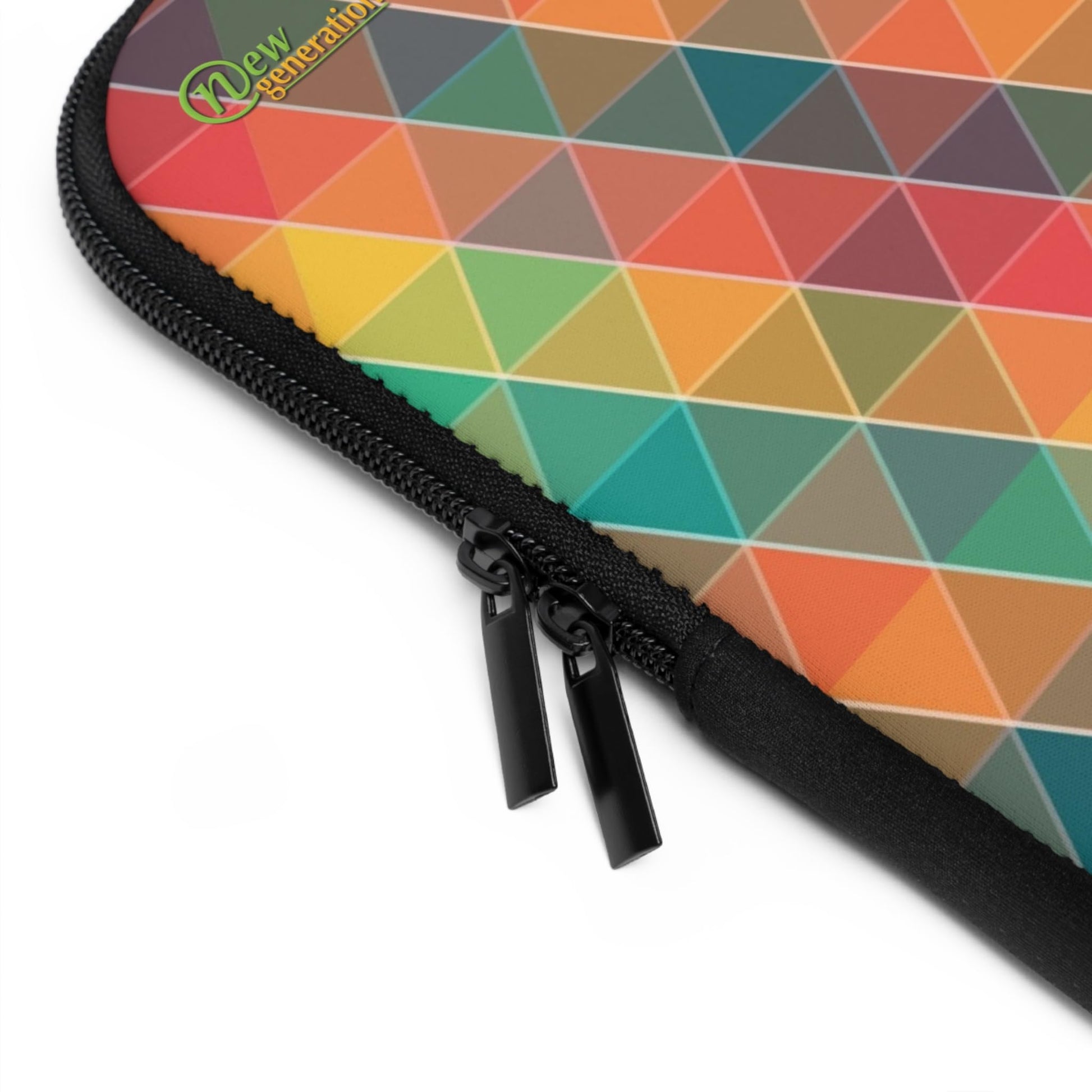 Colorful Geometric Laptop Sleeve, Stylish Tech Case, Cute Computer Bag, Gift for Students, Back to School Accessory