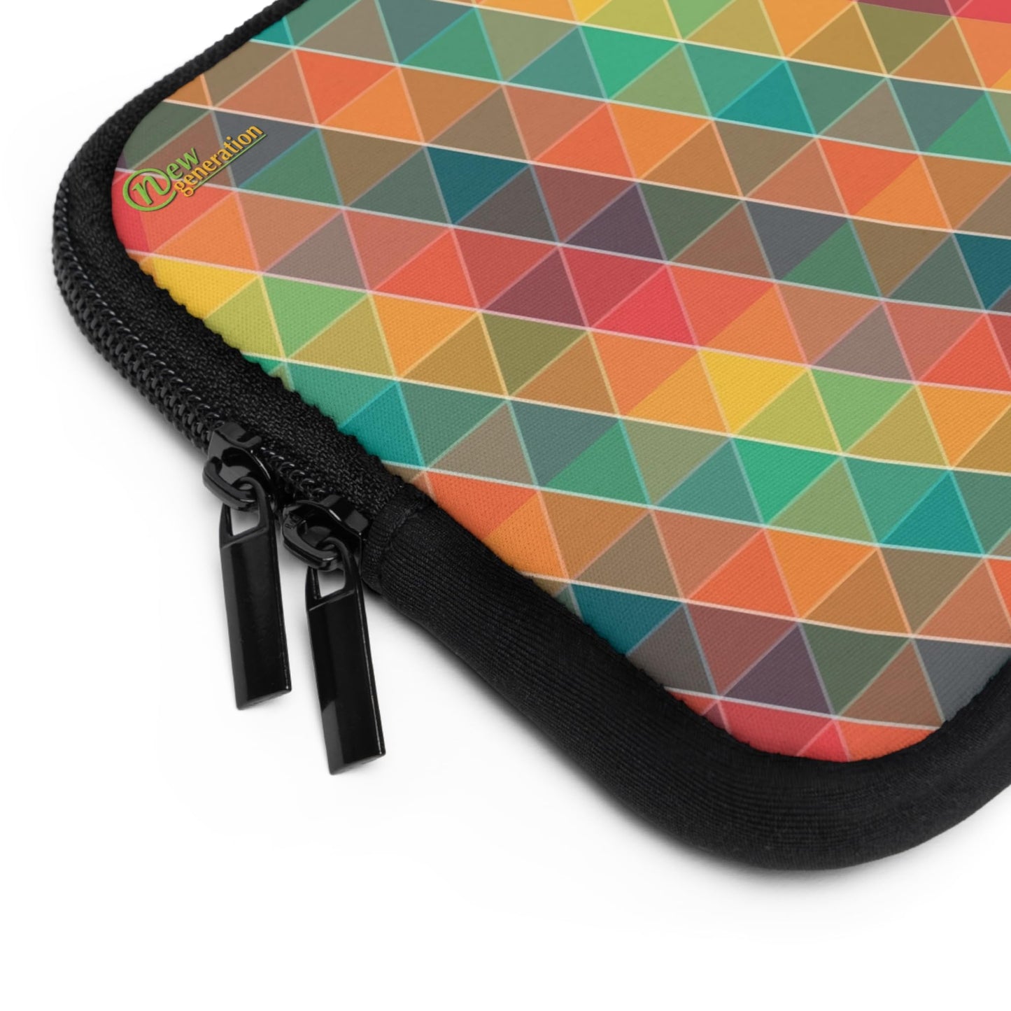 Colorful Geometric Laptop Sleeve, Stylish Tech Case, Cute Computer Bag, Gift for Students, Back to School Accessory