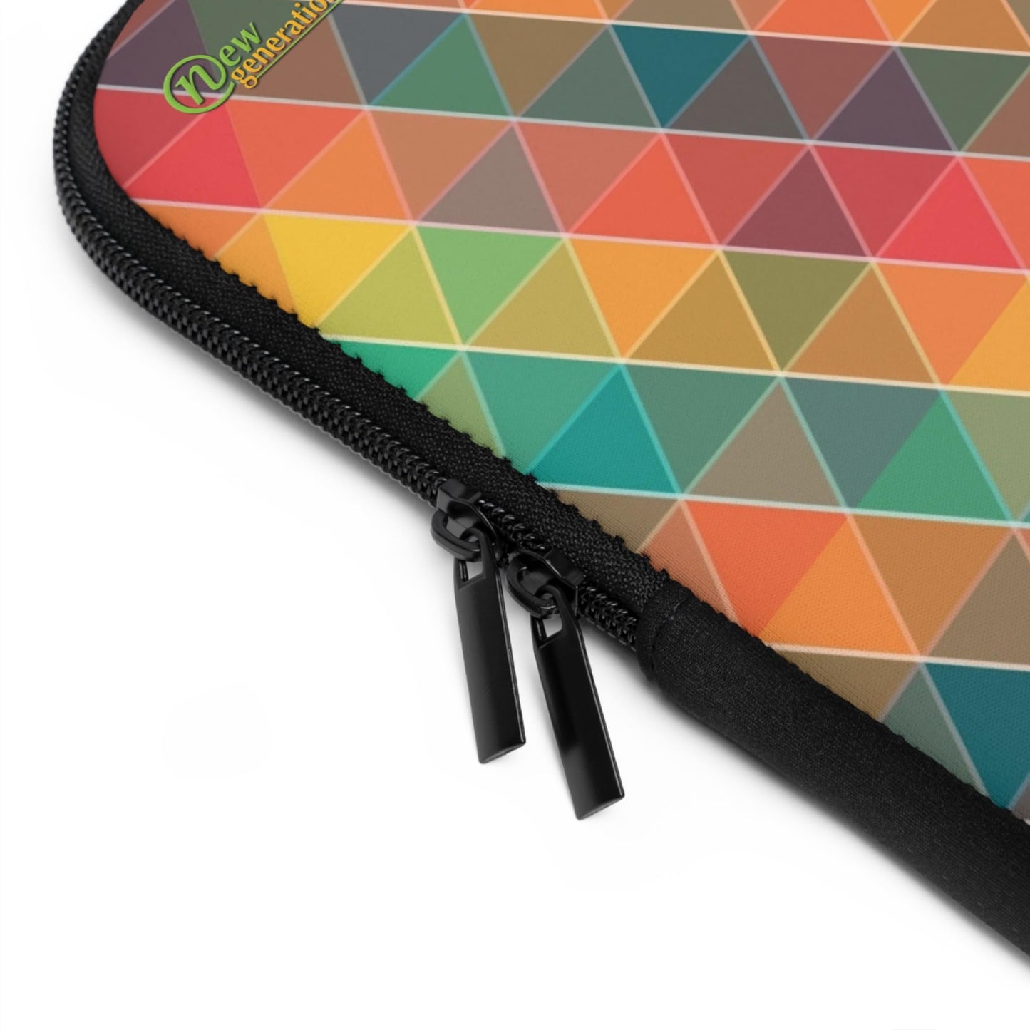 Colorful Geometric Laptop Sleeve, Stylish Tech Case, Cute Computer Bag, Gift for Students, Back to School Accessory