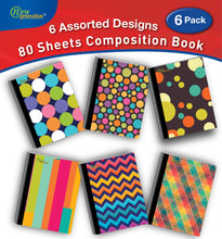 New Generation – Kitten - Composition Notebooks, 80 Sheets / 160 Pages Wide Ruled pages Comp Book