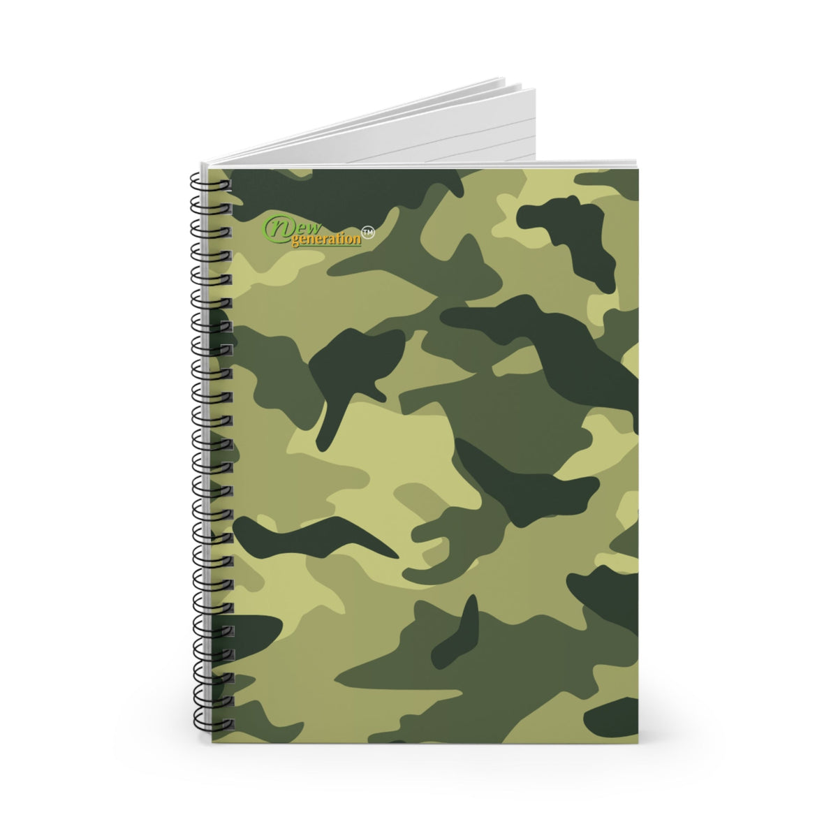 Copy of Hard Cover Lined Journal Notebook - Camou Army notebook Ruled Line, 6x8 inches with 118 pages for Work, School, Home, Daily Planner