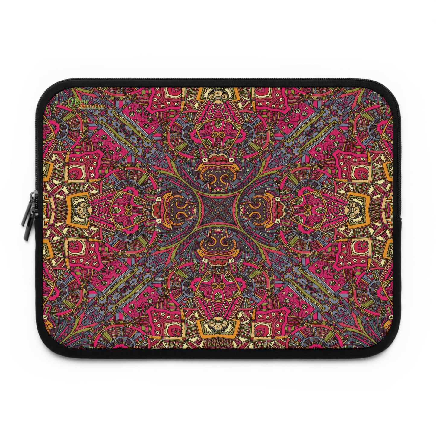 Colorful Bohemian Laptop Sleeve | Tech Accessory, Gift for Her, Office Essentials, Handmade Style, Protect Your Device