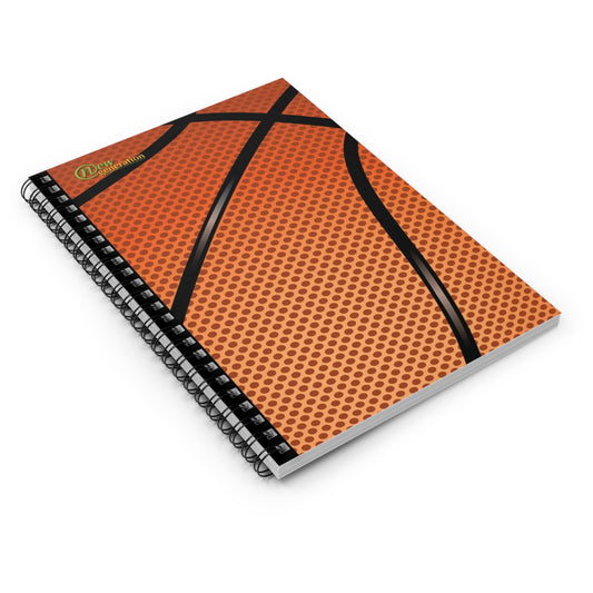 Hard Cover Lined Journal - Basketball notebook Ruled Line, 6x8 inches with 118 pages for Work, School, Home, Daily Planner, One Size