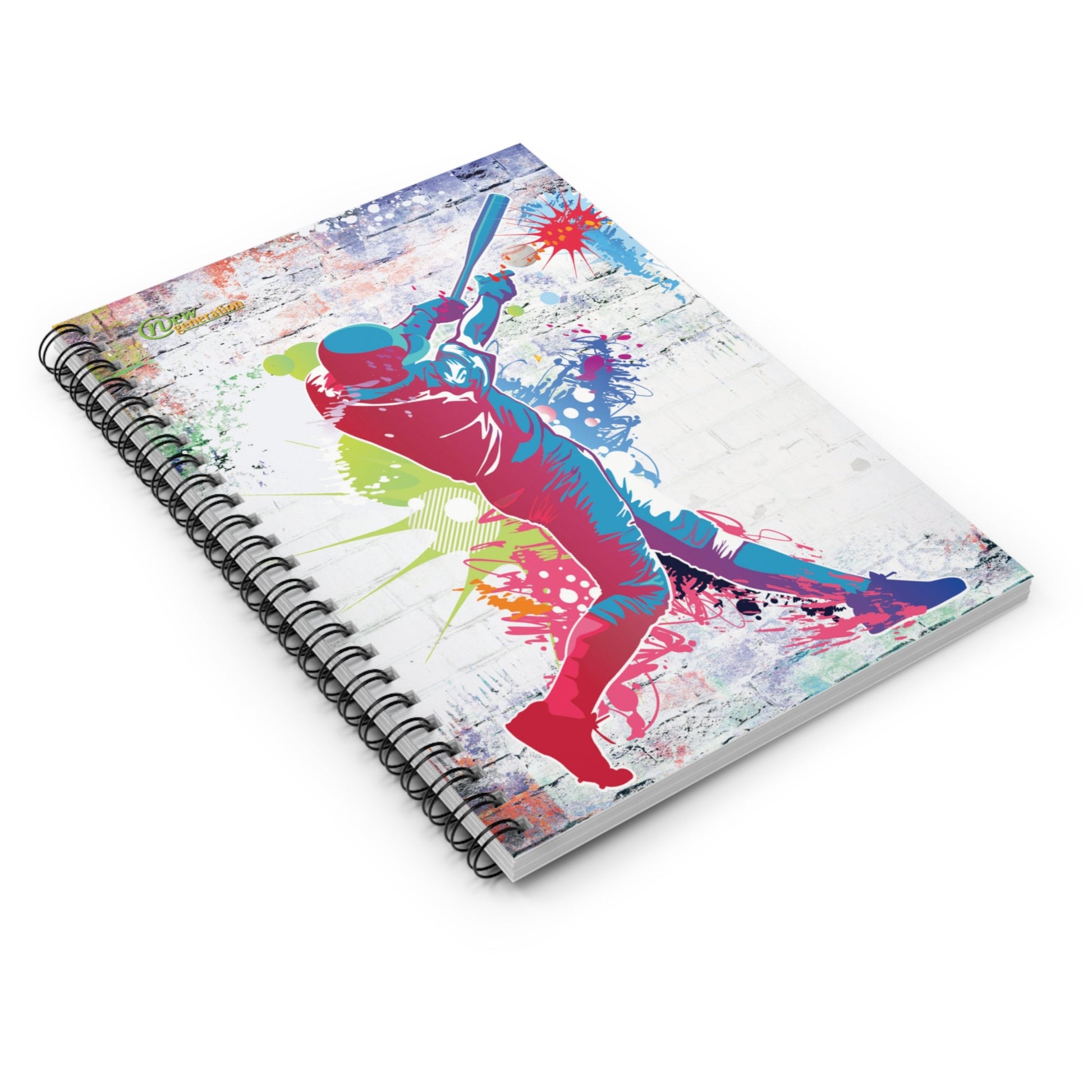 Hard Cover Lined Journal Notebook - Baseball Design Ruled Line, 6x8 inches with 118 pages Journal, , Planning Organizer