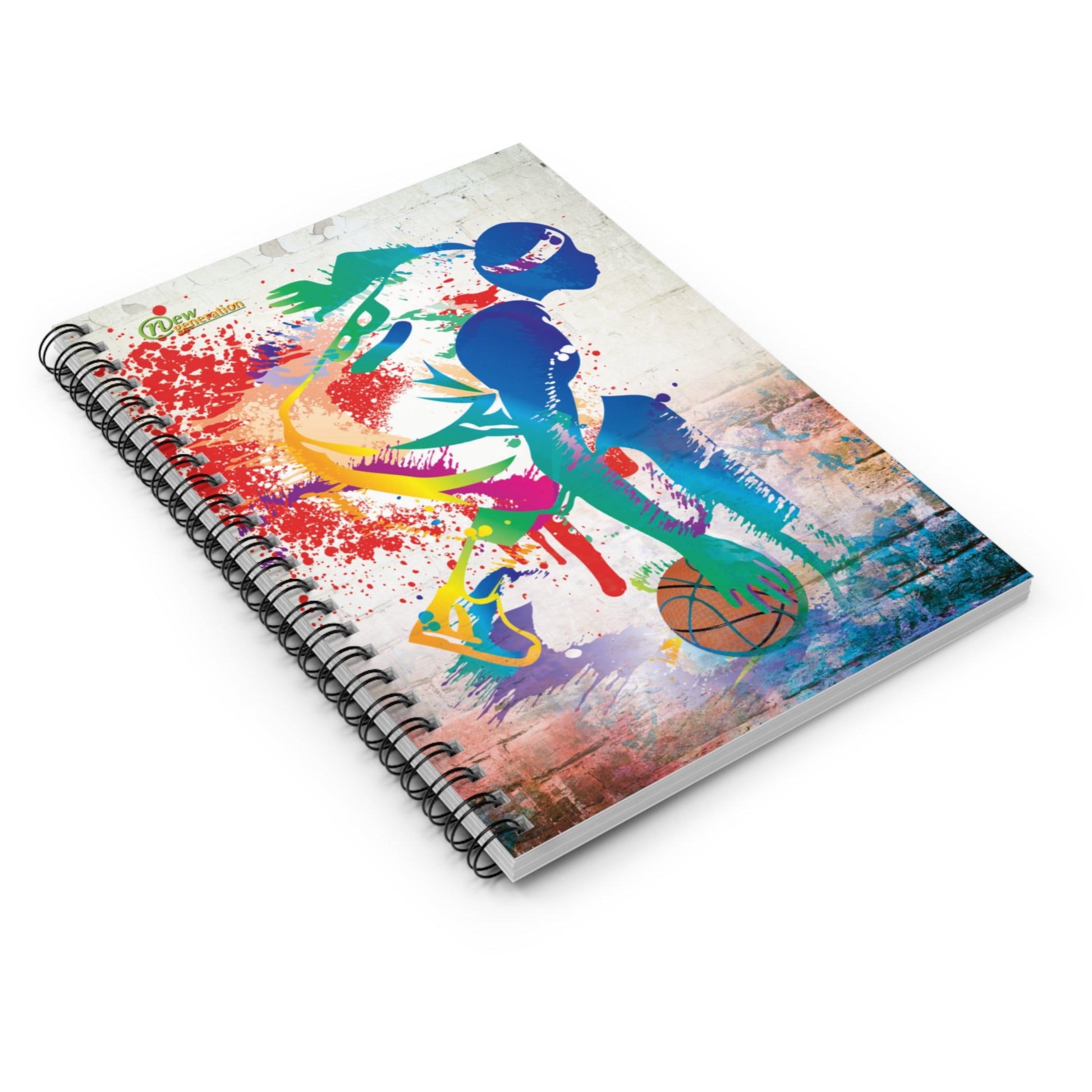 Hard Cover Lined Journal Notebook - Basketball Design Ruled Line, 6x8 inches with 118 pages Journal, , Planning Organizer