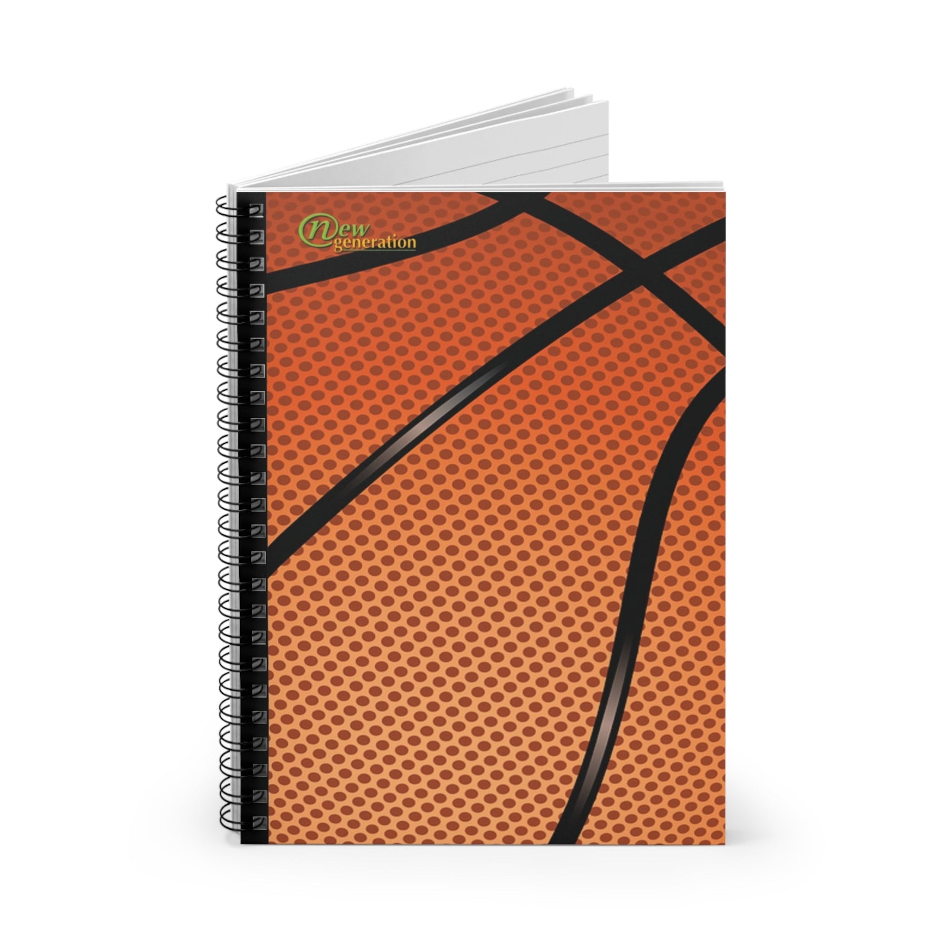 Hard Cover Lined Journal Notebook - Basketball notebook Ruled Line, 6x8 inches with 118 pages for Work, School, Home, Daily Planner,
